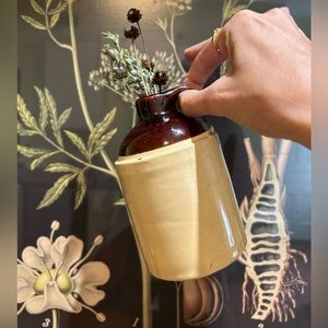 Antique glazed stoneware jug-small